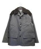 BOTTEGA VENETAボッテガベネタ）の古着「スエードトリム フィールドジャケット」｜ブラック