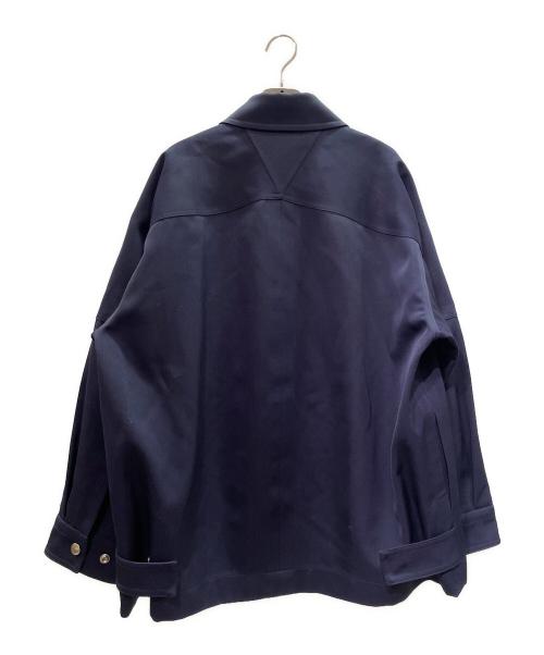 BOTTEGA VENETA（ボッテガベネタ）BOTTEGA VENETA (ボッテガベネタ) ステンカラーコート ネイビー サイズ:44の古着・服飾アイテム