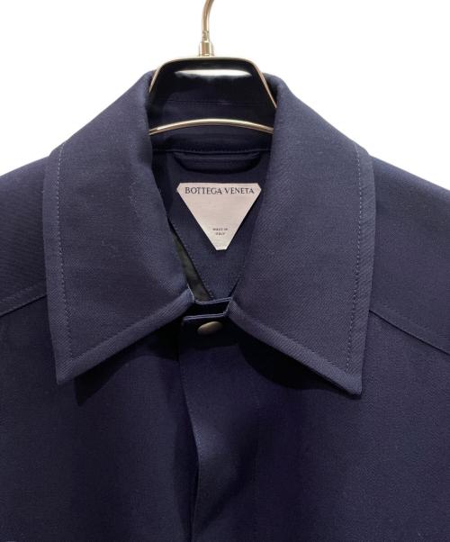 BOTTEGA VENETA（ボッテガベネタ）BOTTEGA VENETA (ボッテガベネタ) ステンカラーコート ネイビー サイズ:44の古着・服飾アイテム