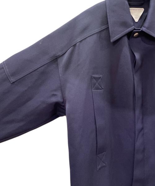 BOTTEGA VENETA（ボッテガベネタ）BOTTEGA VENETA (ボッテガベネタ) ステンカラーコート ネイビー サイズ:44の古着・服飾アイテム