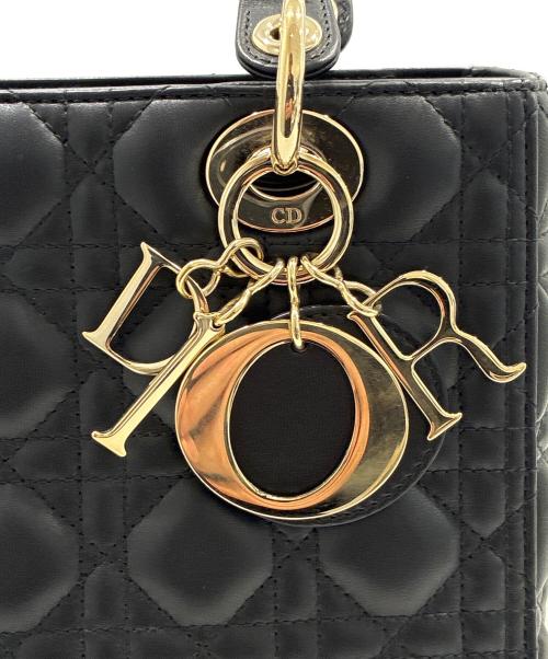 Christian Dior（クリスチャン ディオール）Christian Dior (クリスチャン ディオール) レディディオールミディアム ブラック サイズ:ミディアムの古着・服飾アイテム