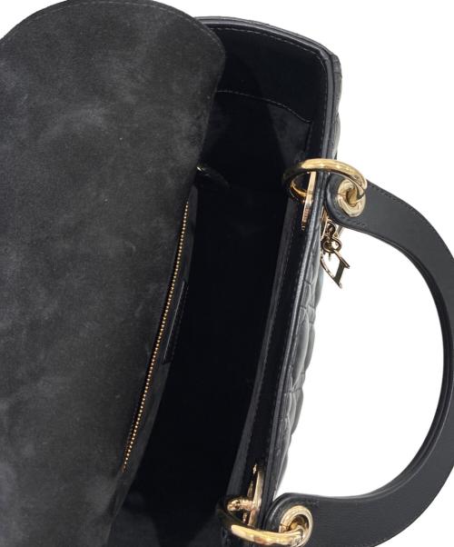Christian Dior（クリスチャン ディオール）Christian Dior (クリスチャン ディオール) レディディオールミディアム ブラック サイズ:ミディアムの古着・服飾アイテム