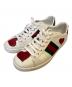 GUCCI（グッチ）の古着「ローカットスニーカー」｜ホワイト