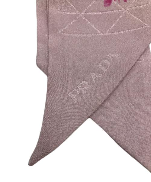 PRADA（プラダ）PRADA (プラダ) ツィリー スカーフ ピンクの古着・服飾アイテム