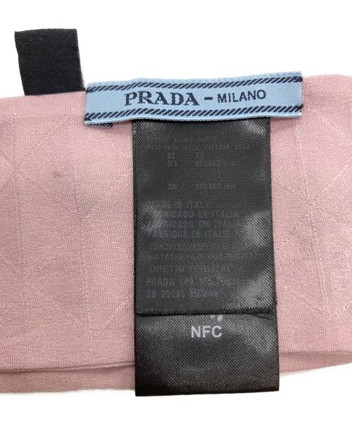 PRADA（プラダ）PRADA (プラダ) ツィリー スカーフ ピンクの古着・服飾アイテム