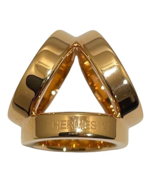HERMES（エルメス）HERMES (エルメス) スカーフリング ミニ・トリオ ゴールドの古着・服飾アイテム