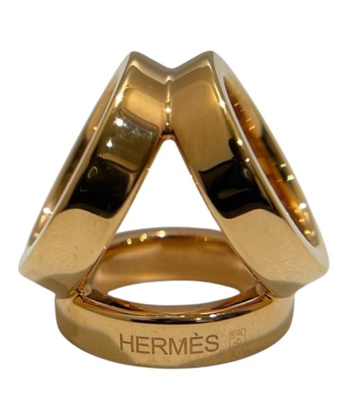 HERMES（エルメス）HERMES (エルメス) スカーフリング ミニ・トリオ ゴールドの古着・服飾アイテム