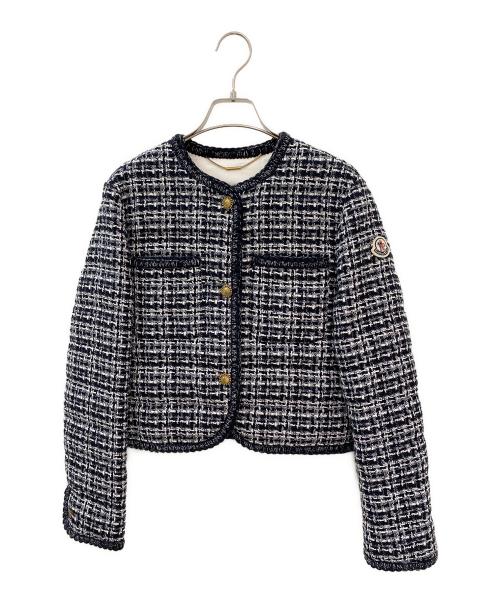 MONCLER（モンクレール）MONCLER (モンクレール) ELIADI/ノーカラージャケット ネイビー サイズ:00の古着・服飾アイテム