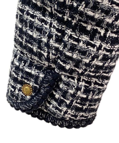 MONCLER（モンクレール）MONCLER (モンクレール) ELIADI/ノーカラージャケット ネイビー サイズ:00の古着・服飾アイテム