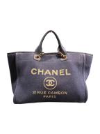CHANELシャネル）の古着「2WAYバッグ」｜ネイビー
