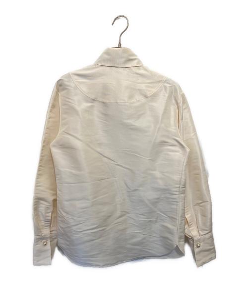 CHANEL（シャネル）CHANEL (シャネル) シルクドレスシャツ アイボリー サイズ:36の古着・服飾アイテム