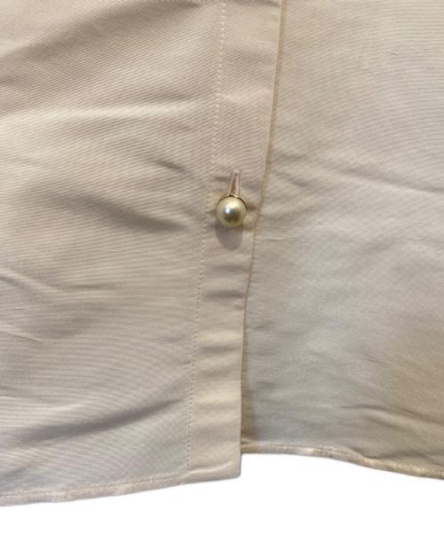 CHANEL（シャネル）CHANEL (シャネル) シルクドレスシャツ アイボリー サイズ:36の古着・服飾アイテム
