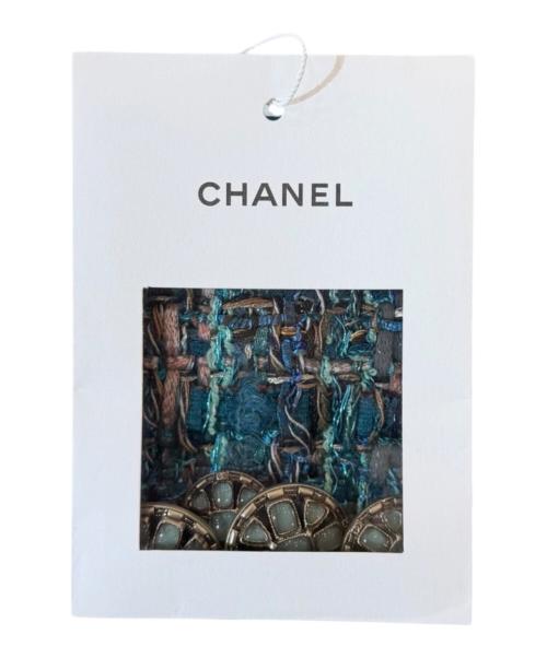 CHANEL（シャネル）CHANEL (シャネル) ツイードジャケット ブルー サイズ:36の古着・服飾アイテム