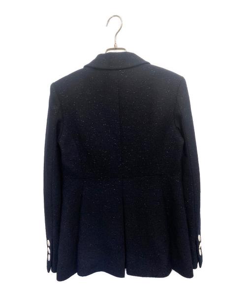 CHANEL（シャネル）CHANEL (シャネル) ダブル テーラードジャケット ネイビー サイズ:38の古着・服飾アイテム