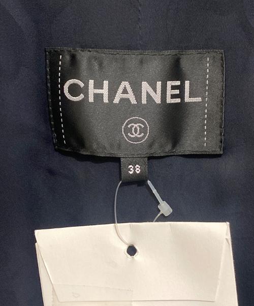 CHANEL（シャネル）CHANEL (シャネル) ダブル テーラードジャケット ネイビー サイズ:38の古着・服飾アイテム