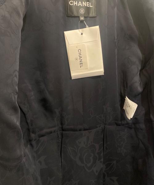 CHANEL（シャネル）CHANEL (シャネル) ダブル テーラードジャケット ネイビー サイズ:38の古着・服飾アイテム