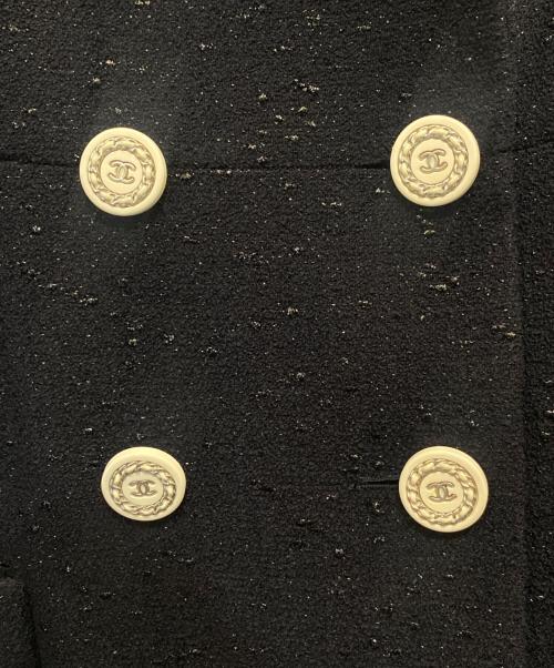 CHANEL（シャネル）CHANEL (シャネル) ダブル テーラードジャケット ネイビー サイズ:38の古着・服飾アイテム