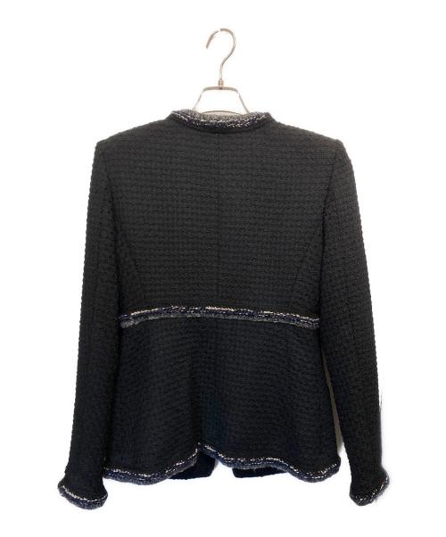 CHANEL（シャネル）CHANEL (シャネル) ノーカラージャケット ブラック サイズ:36の古着・服飾アイテム