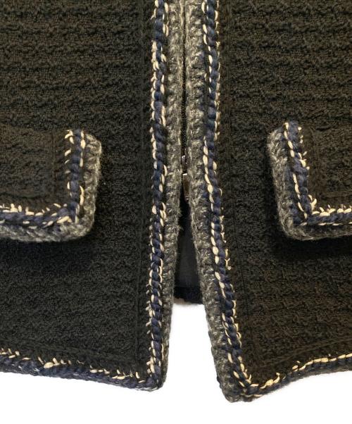 CHANEL（シャネル）CHANEL (シャネル) ノーカラージャケット ブラック サイズ:36の古着・服飾アイテム