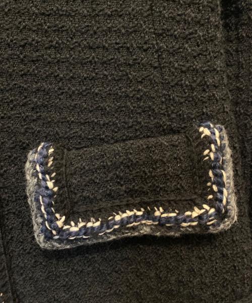 CHANEL（シャネル）CHANEL (シャネル) ノーカラージャケット ブラック サイズ:36の古着・服飾アイテム