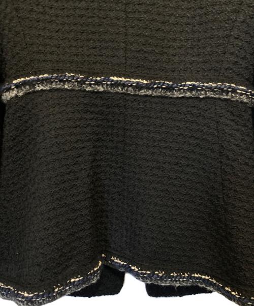 CHANEL（シャネル）CHANEL (シャネル) ノーカラージャケット ブラック サイズ:36の古着・服飾アイテム