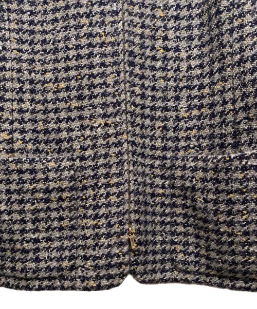 CHANEL（シャネル）CHANEL (シャネル) レイヤードジップジャケット グレー サイズ:36の古着・服飾アイテム
