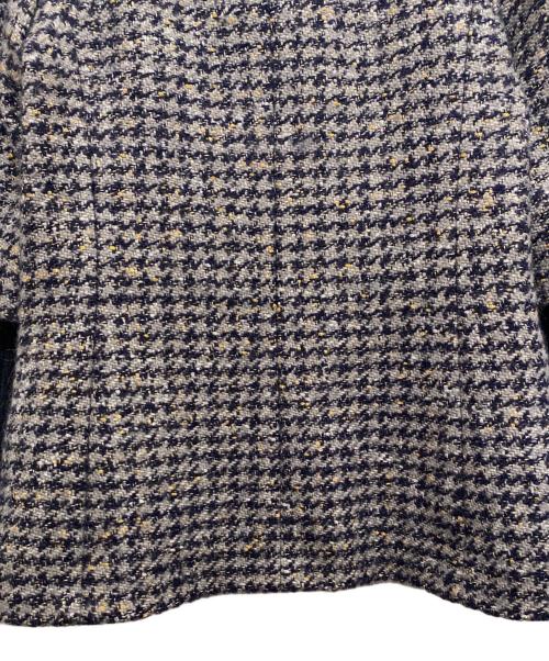 CHANEL（シャネル）CHANEL (シャネル) レイヤードジップジャケット グレー サイズ:36の古着・服飾アイテム