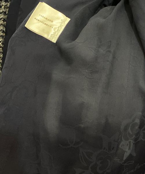 CHANEL（シャネル）CHANEL (シャネル) レイヤードジップジャケット グレー サイズ:36の古着・服飾アイテム