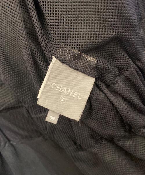 CHANEL SPORT（シャネル スポーツ）CHANEL SPORT (シャネル スポーツ) レザージャケット ブラック サイズ:38の古着・服飾アイテム