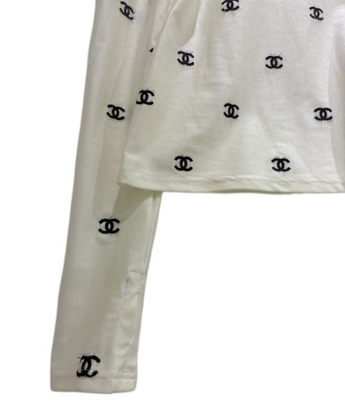 CHANEL（シャネル）CHANEL (シャネル) ココロゴカットソー ホワイト サイズ:38の古着・服飾アイテム