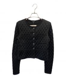CHANEL（シャネル）の古着「ノーカラージャケット」｜ブラック
