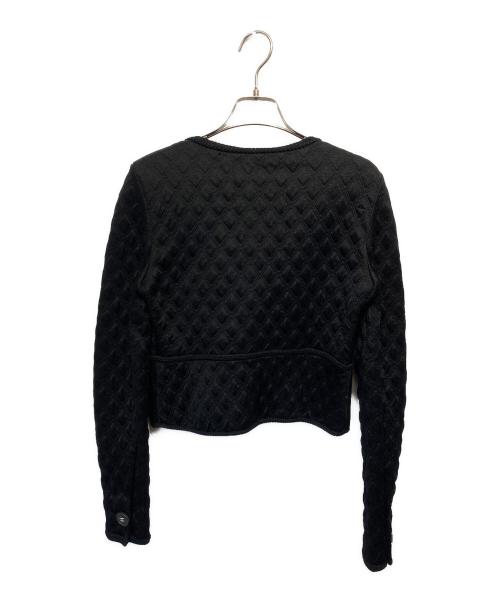 CHANEL（シャネル）CHANEL (シャネル) ノーカラージャケット ブラック サイズ:38の古着・服飾アイテム