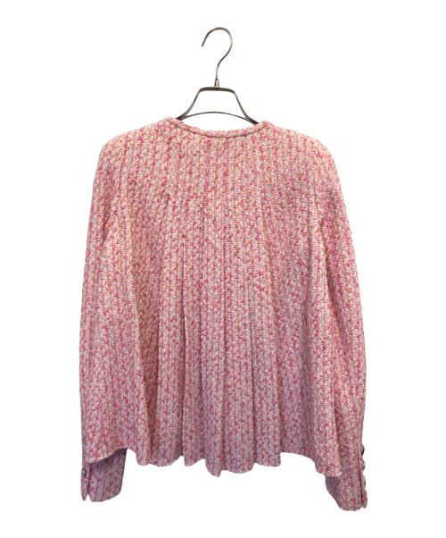 CHANEL（シャネル）CHANEL (シャネル) コットンツイードジャケット ピンク サイズ:36の古着・服飾アイテム