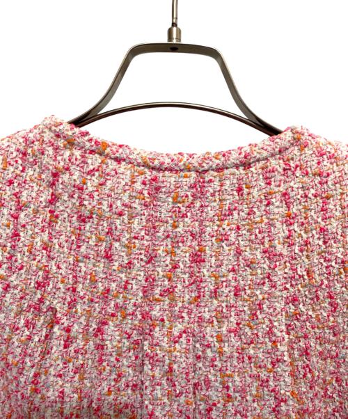CHANEL（シャネル）CHANEL (シャネル) コットンツイードジャケット ピンク サイズ:36の古着・服飾アイテム