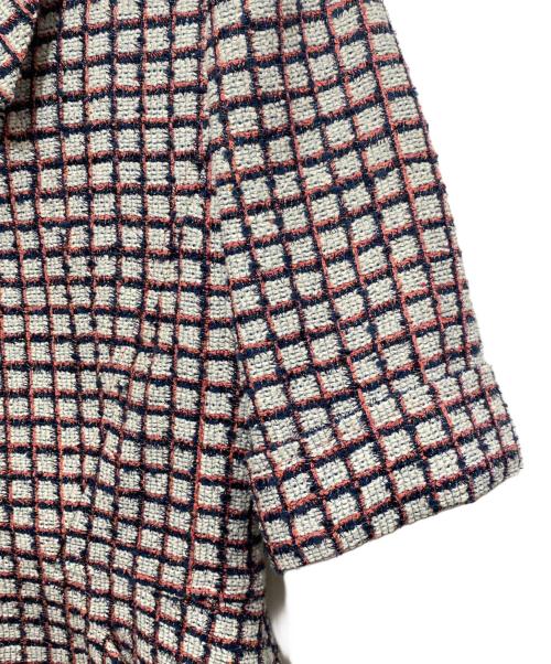 CHANEL（シャネル）CHANEL (シャネル) 半袖ツイードジャケット ピンク サイズ:34の古着・服飾アイテム