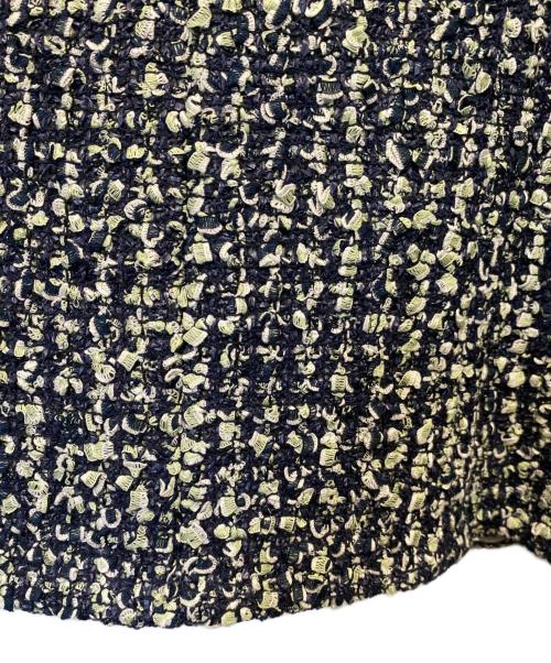 CHANEL（シャネル）CHANEL (シャネル) ノーカラージャケット グリーン サイズ:36の古着・服飾アイテム