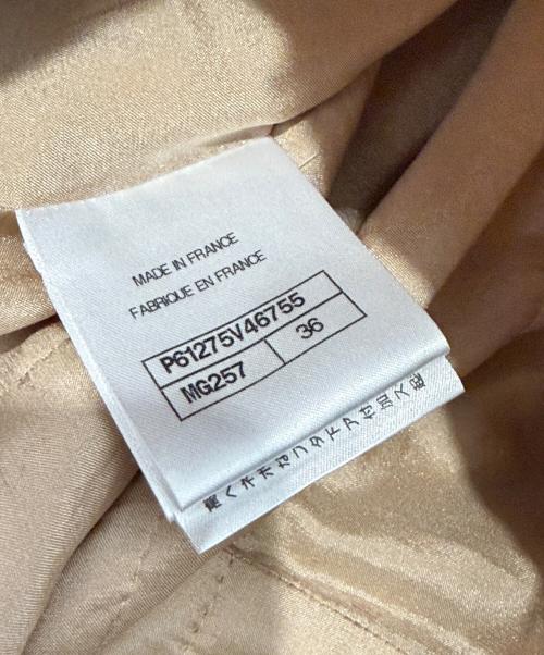 CHANEL（シャネル）CHANEL (シャネル) ツイードスカート ベージュ サイズ:36の古着・服飾アイテム
