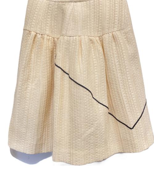 CHANEL（シャネル）CHANEL (シャネル) フレアスカート アイボリー サイズ:40の古着・服飾アイテム