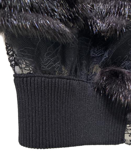 FENDI（フェンディ）FENDI (フェンディ) レースファージャケット ブラック サイズ:38の古着・服飾アイテム