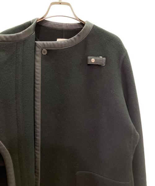 HERMES（エルメス）HERMES (エルメス) カシミヤコート ブラック サイズ:36の古着・服飾アイテム