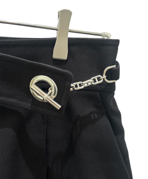 HERMES（エルメス）HERMES (エルメス) シェーヌダンクル ショートパンツ ブラック サイズ:38の古着・服飾アイテム
