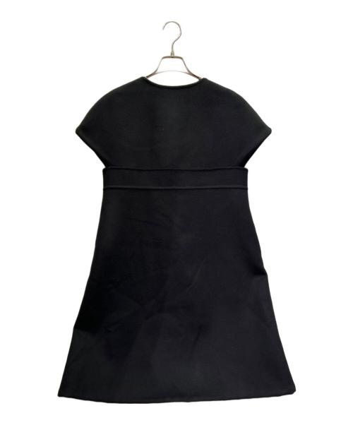 VALENTINO（ヴァレンティノ）VALENTINO (ヴァレンティノ) カシミヤ混コート/カシミヤ混ベスト ブラック サイズ:40の古着・服飾アイテム