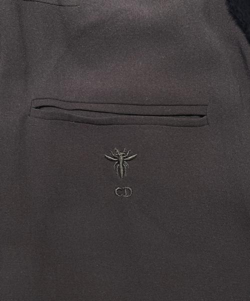 Christian Dior（クリスチャン ディオール）Christian Dior (クリスチャン ディオール) ミンクファーロングベスト ブラック サイズ:34の古着・服飾アイテム