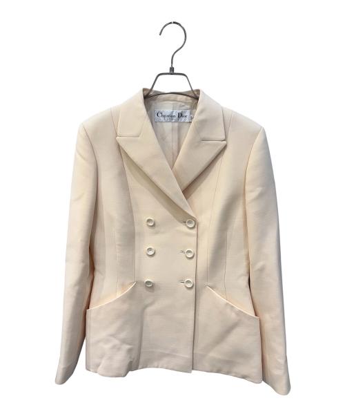 Christian Dior（クリスチャン ディオール）Christian Dior (クリスチャン ディオール) モンテーニュバージャケット アイボリー サイズ:38の古着・服飾アイテム