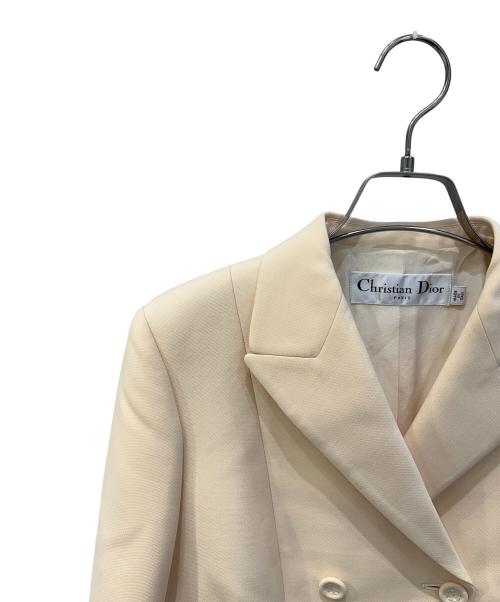 Christian Dior（クリスチャン ディオール）Christian Dior (クリスチャン ディオール) モンテーニュバージャケット アイボリー サイズ:38の古着・服飾アイテム