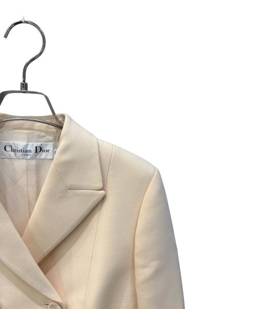 Christian Dior（クリスチャン ディオール）Christian Dior (クリスチャン ディオール) モンテーニュバージャケット アイボリー サイズ:38の古着・服飾アイテム