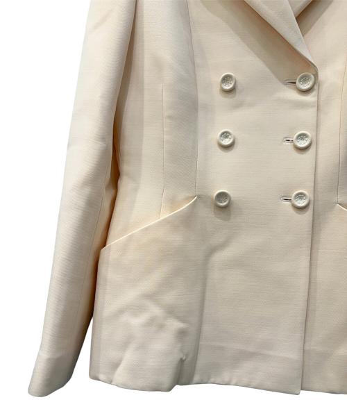 Christian Dior（クリスチャン ディオール）Christian Dior (クリスチャン ディオール) モンテーニュバージャケット アイボリー サイズ:38の古着・服飾アイテム
