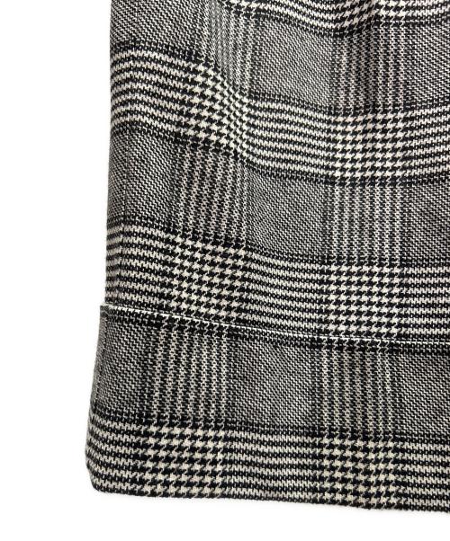 DOLCE & GABBANA（ドルチェ＆ガッバーナ）DOLCE & GABBANA (ドルチェ＆ガッバーナ) ワイドチェックパンツ グレー サイズ:40の古着・服飾アイテム
