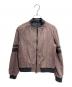 BRUNELLO CUCINELLI（ブルネロクチネリ）の古着「スエードノーカラージャケット」｜パープル