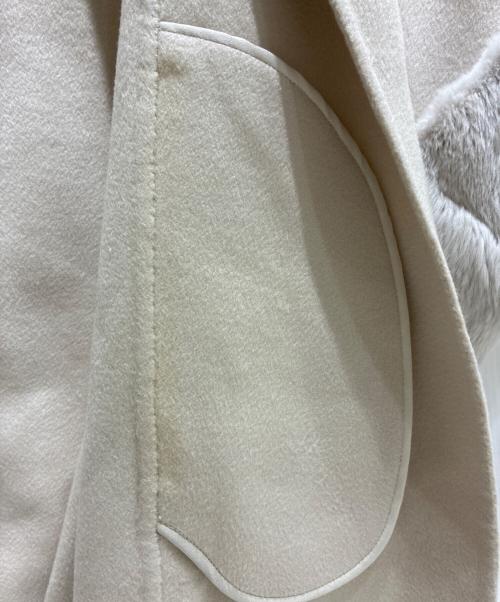 LORO PIANA（ロロピアーナ）LORO PIANA (ロロピアーナ) カシミヤファーポンチョ ベージュ サイズ:-の古着・服飾アイテム